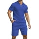 thumbnail image 1 of Conjunto de chándal deportivo KUYIGO, polo y pantalones cortos para hombre, 1 of 6