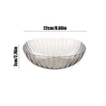 thumbnail image 3 of LEEYNEER 2 Pcs Decorative Bowls Glass Fruit Bowl Creative Fruit Bowl Glass Tableware Glass Dessert Bowl Glass Bowl Soup Bowl Fruit Storage Bowl Dessert Bowls Kitchenware Bowls, 3 of 5