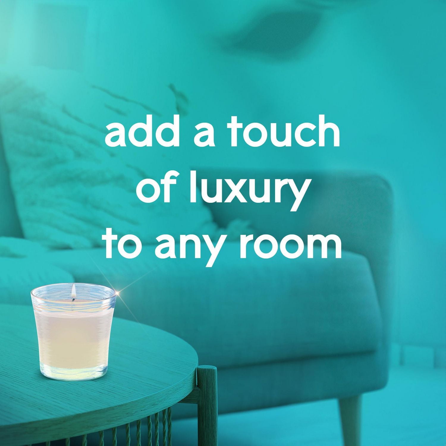 Glade® Scented Candle Air Freshener, Dewdrop Petals