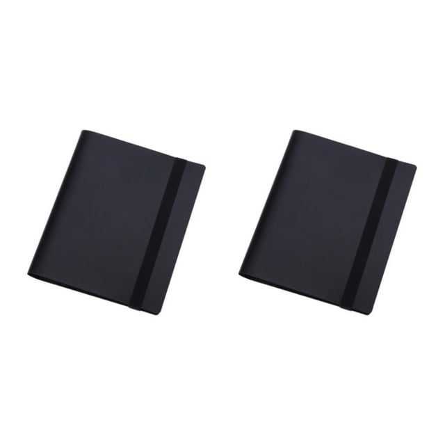 Maytalsory Multifunctional Postcard Album For Organizing Collection Photo Album Durable Construction Classic black 3 inches 432 2Set