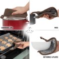 thumbnail image 3 of Zulay Heat Resistant Cotton Kitchen Pot Holders, 3 of 7
