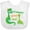 AA-White, variant on Inktastic My Grammie Loves Me Grandson Dinosaur Boys Baby Bib