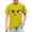 Yellow, variant on Twczz Boys Funny Graphic T Shirts- Soft Cotton Short Sleeve Crewneck Kids Summer Tees Yellow Size 8