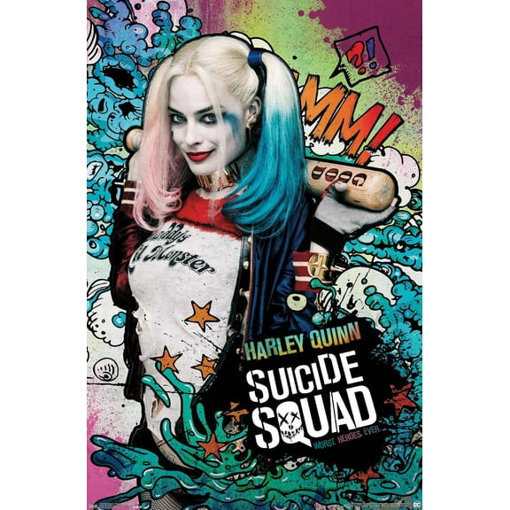 DC Comics Movie - Suicide Squad - Harley Stars Wall Poster, 14.725" x 22.375"