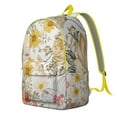 thumbnail image 2 of Sunflower Print School Bookbag for College Students, Large Capacity Flowers Design Backpack with Laptop Sleeve, Durable Campus Backpack for Everyday Commuting Work Travel, Unisex Gift, 2 of 5