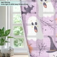 thumbnail image 4 of Yayeee Window Curtains Light Filtering 63"x42" Grommet Panel Pair Home Living Room Decor, Purple Cute Halloween, 4 of 7