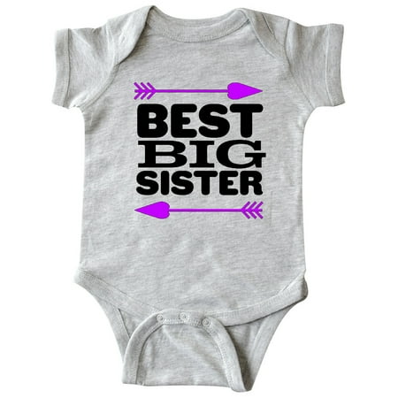 

Inktastic Best Big Sister Gift Baby Girl Bodysuit
