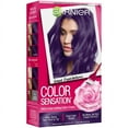 thumbnail image 6 of Garnier Color Sensation Hair Color Cream, 5.21 Grape Expectations Intense Purple, 6 of 8