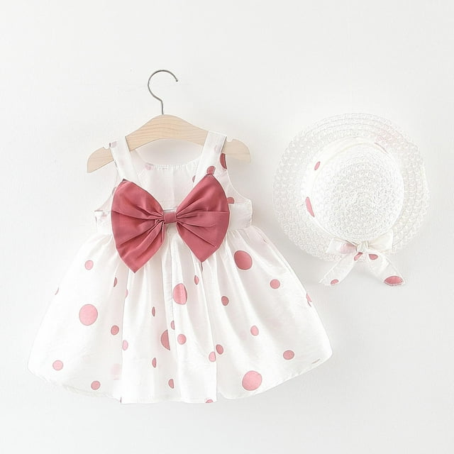 Robes pour Fillettes Robes Mignonnes pour Filles Robe d'Anniversaire Robe de Princesse Robe de Bébé 2-3 Ans