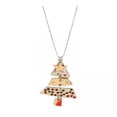 thumbnail image 1 of 4xCollar Con Colgante De árbol De Navidad Joyería Navideña Para Fiesta Festiva, 1 of 8