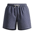 thumbnail image 5 of Hurxie Men's Pajama Shorts, Soft Woven Pajama Shorts for Men Plaid Pj Bottoms Multicolor,S, 5 of 5