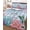 LightBLue, variant on Full Size Quilt Bedding Set, Summer Sea Coral Reversible Summer Quilt 3 Pieces, Nautical Coastal Seaweed Starfish Watercolor Lightweight Bedspreads Coverlets with 2 Pillow Shams for All Seasons