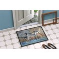 thumbnail image 2 of Carolines Treasures JMK1013MAT Blue Heron In The Reeds Indoor & Outdoor Mat- 18 x 27 in., 2 of 4