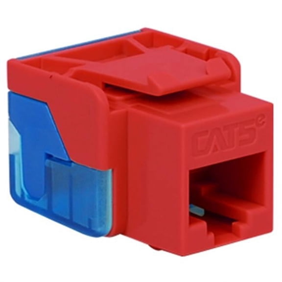 ICC IC1078E5RD Cat 5e EZ Modular Connector, Red