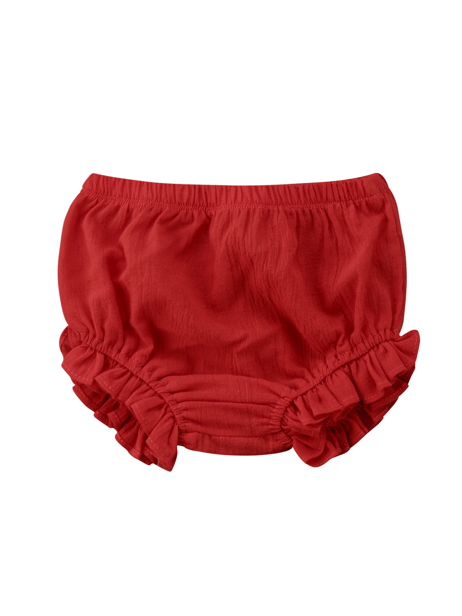 Baby Girl's Boys Bloomers Cotton Ruffle Panty Diaper Covers Underwear