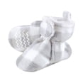 thumbnail image 4 of Hudson Baby Unisex Baby Trapper Hat, Mitten and Bootie Set, Gray White Plaid, 0-6 Months, 4 of 6