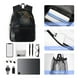 thumbnail image 4 of Easygdp Black And Gold White Horse Mochila Casual para Portátil, Mochila para Escuela, Viajes, Negocios, 4 of 6