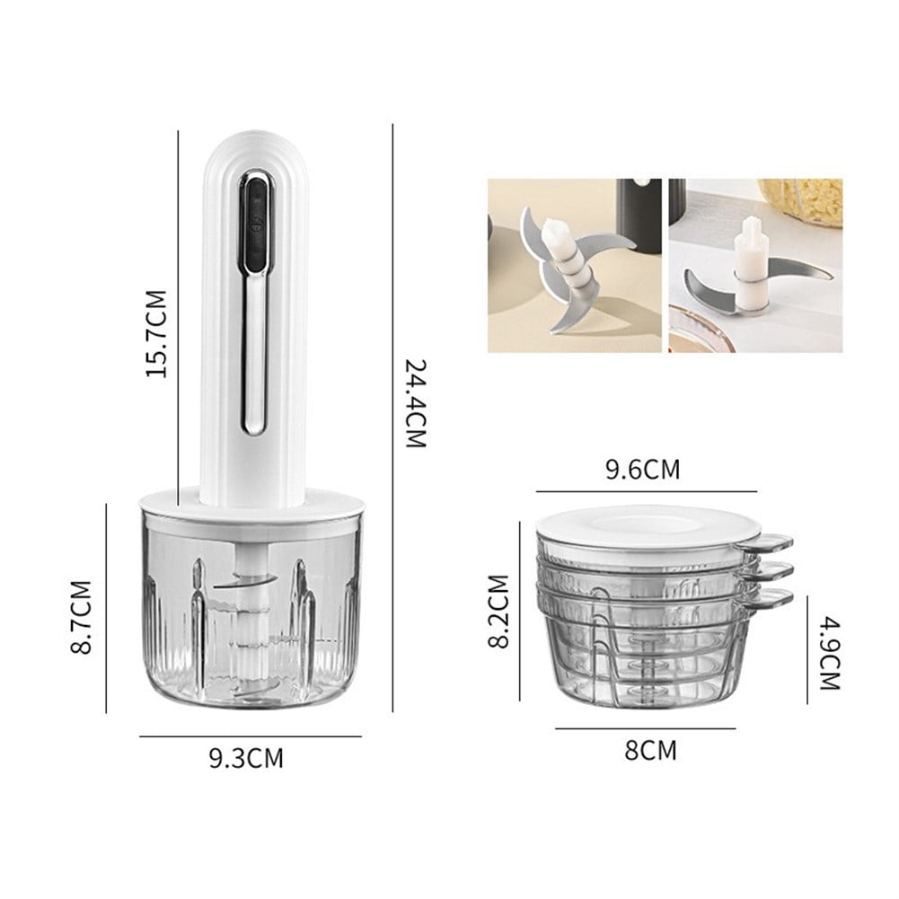 AFQH Small Food Processor for Quick Chopping of For Garlic and Other Ingredients