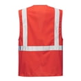thumbnail image 3 of Portwest F476 Mens Iona Executive Safety Work Vest with Reflective Tape Red, X-Large, 3 of 3