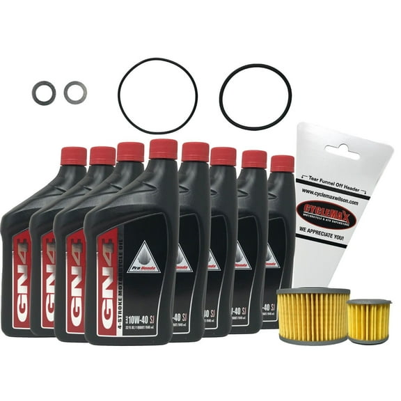 Honda OEM Oil Change Kit 2016-2023 Honda Pioneer 1000 with 10W-40 Oil