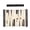 grey, variant on Compacts Rolls Up PU Leather Backgammon Game Mat Backgammon Board And Chess Set Waterproof For Beach Park And Home Use