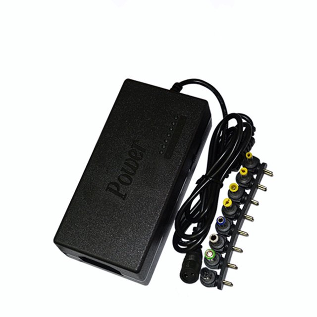braveheart Adaptateur d'Alimentation Réglable 12V-24V 7 Vitesses pour Ordinateur Portable 8 Prises Alimentation US