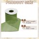 thumbnail image 2 of Cinta de alambre de yute Uxcell de 3" x 10 yardas, cinta de borde de alambre, correa tejida, verde profundo, 2 of 7