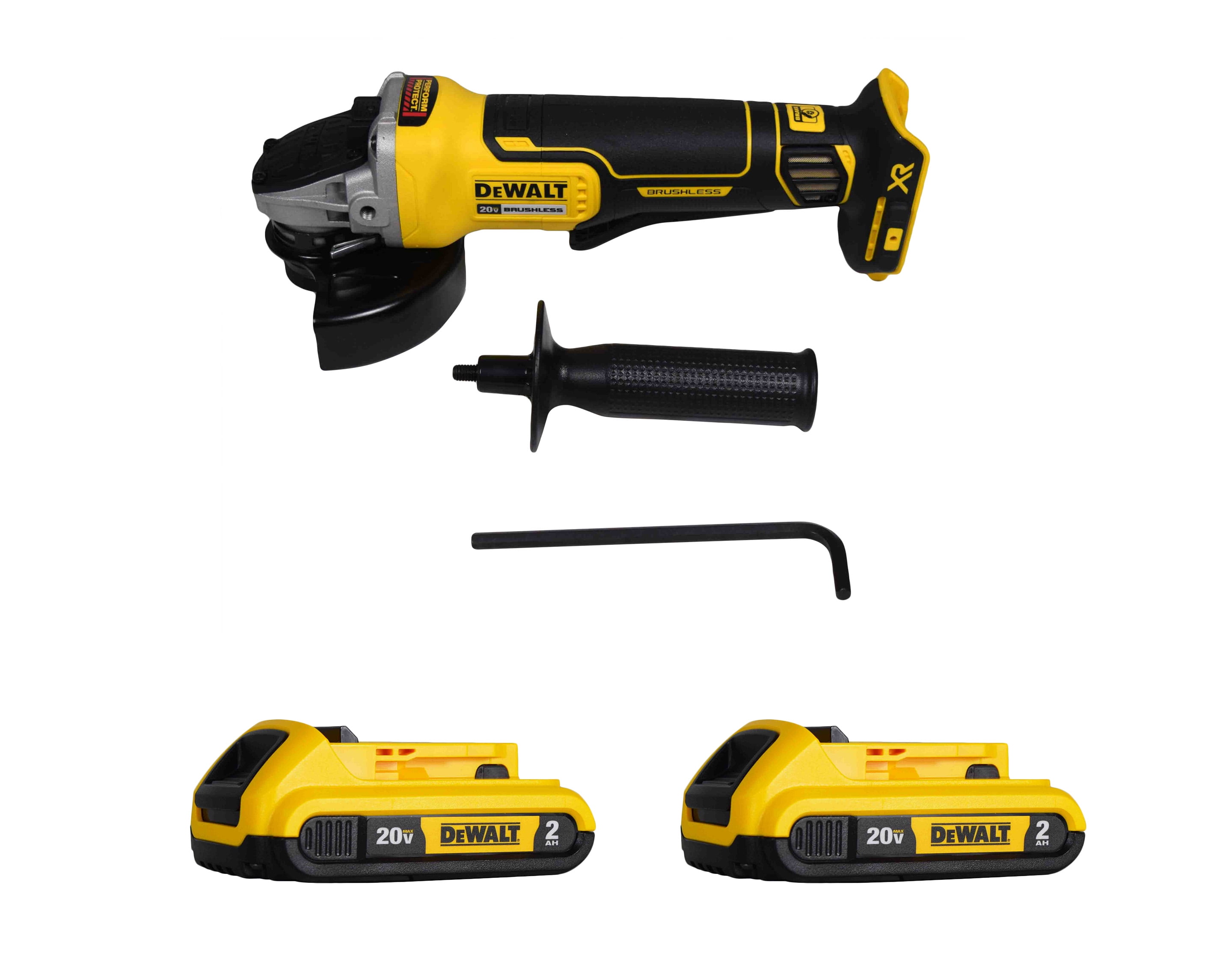 Dewalt DCG413 20v 41/2" Grinder w/ 2 Pack DCB204 20V 4.0AH Battery