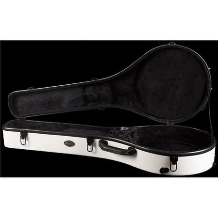 Superior CF-1530W Deluxe Fiberglass 5 String Resonator Banjo Case - White