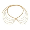 thumbnail image 2 of Women's Tassel Waist Chain Gold Multi-layered Body Chain Beach Navel Chain Sexy Party Jewelry, 2 of 5