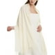thumbnail image 3 of Bufanda de invierno para mujer Cachemira Feel Shawl Wraps Manta suave y cálida Bufandas para mujer, blanco, 3 of 4
