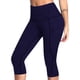 thumbnail image 3 of UKAP 2 Paquetes Mallas de mujer, pantalones de Yoga de cintura alta, pantalones de Color sólido, Jeggings elásticos de entrenamiento, pantalones Capris de cintura elástica, 3 of 4