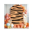 thumbnail image 5 of Tiger Print Arch Cover Spandex Fitted Backdrop With Round Top Chiara Stand for Animal Theme Party, Birthday, Baby Shower or Banquet Decoration, 5 of 7