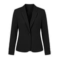 thumbnail image 4 of Achuyrbd Women's Business Casual Blazer Jacket, Notched Lapel One Button Long Sleeve Work Office Blazer with Pockets & Ruched Cuffs, S-2XL, 4 of 8