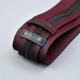 thumbnail image 5 of Dytern Party Zipper Men Ties Business Fashion Style Slim Men Neck Tie Simplicity Design Solid Color For Party Lazy Formal Ties (Wine Red), 5 of 10