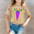 thumbnail image 2 of JTieacloth T-Shirt Décontracté à Manches Courtes et Col Rond Imprimé pour Filles, Tailles 12-13 Ans, 2 of 5