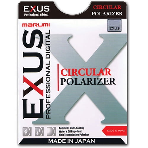 Marumi 49mm EXUS Circular Polarizer Filter Anti-Static & Stain-Resistant 