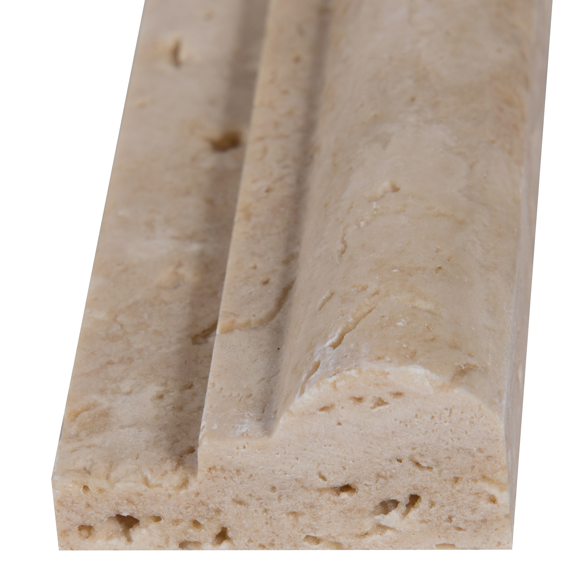 MSI Chiaro Crown moulding 2 in. x 12 in. Honed Travertine Wall Tile (20 Ln. ft.)