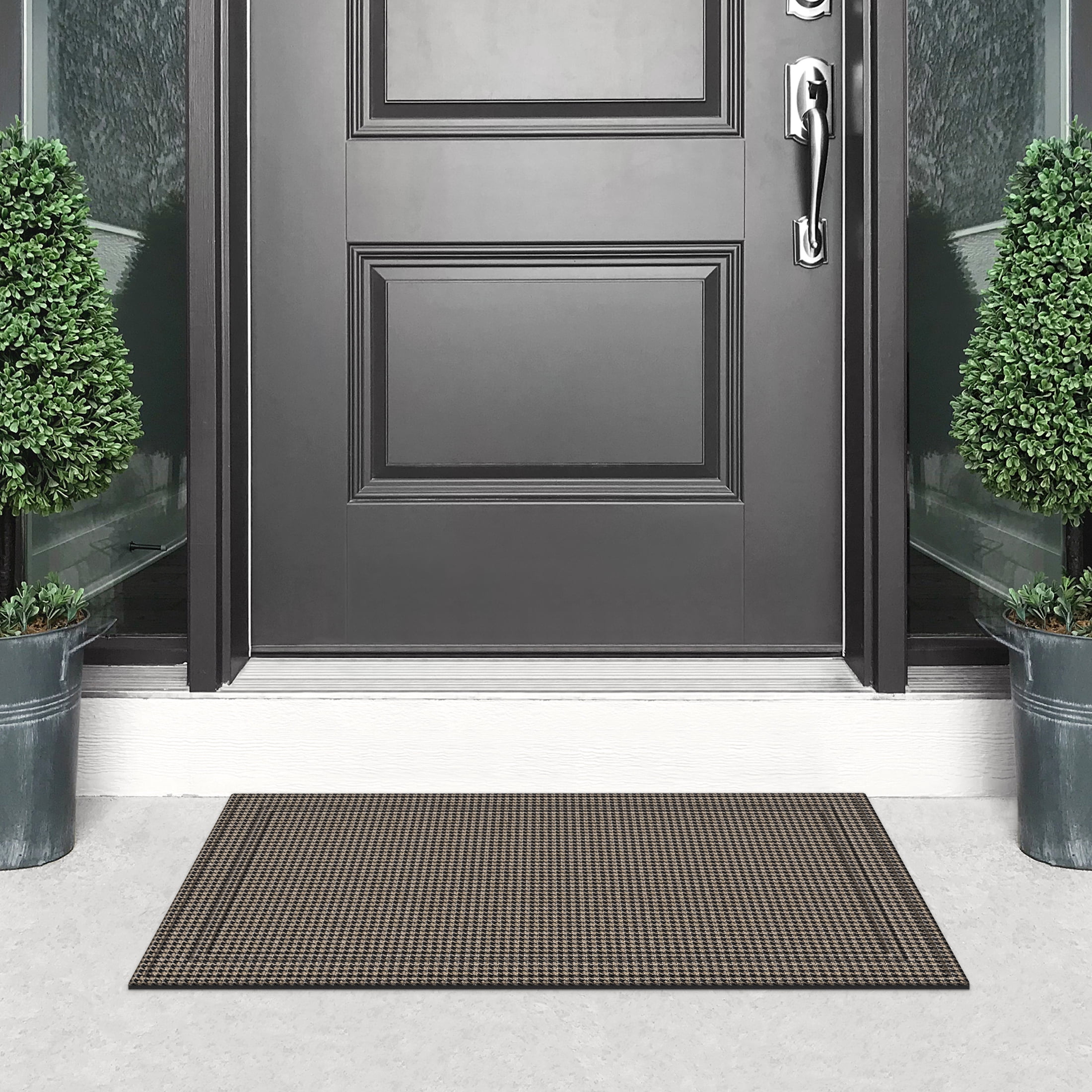 Mainstays Scottsdale Utility Indoor/Outdoor Recycled Rubber Doormat, 24 in x 36 in