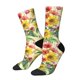 thumbnail image 1 of Fotbe Sunflower Cornflower Poppy Calcetas Largas con Estampado para Hombre y Mujer – Calcetas de Compresión Transpirables y Elásticas, Viajar y Uso Diario Talla 5-11, 1 of 6