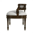 thumbnail image 3 of Hathaway Upholstered Bench - Antique Cherry, 3 of 7