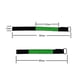 thumbnail image 4 of Brazalete con luz LED recargable, paquete de 4, pulsera reflectante LED, luz nocturna, luces para correr para deportes al aire libre, verde, 4 of 5