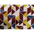 thumbnail image 4 of oneOone Cotton Poplin Fabric Parallelogram & Triangle Geometric Printed Fabric 1 Yard 42 Inch Wide, 4 of 4