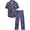 Navy Sports, variant on Quad Seven Boys Pajama Set Classic Button Down Sleep Shirt and Pajama Pants Sleepwear Set 2 Piece