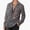 Grey, variant on LINGLANG Men's Transparent Club Shirt Nightclub Fashion Breathable See-Through Short Sleeve Top