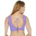 thumbnail image 3 of eloria Women's Blouse Tie Up And Backless Top Color: Violet | Size: 34, 3 of 6