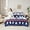 Navy Blue Red, variant on Manfei Ice Hockey Boy Twin Bedding Sets 7-Piece, Teens Sports Theme Bedding Comforter Set, Geometric Honeycomb Sheet Sets, Ultra Soft Room Decor