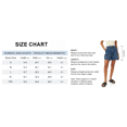 thumbnail image 6 of Women High Waist Denim Shorts, Casual Wide Leg Cargo Jean Shorts with Patch Pockets, 6 of 6