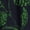 Dashed leaves Dark Navy, variant on Terra & Sky Women's Plus Smocked Cotton Midi Dress with Short Puff Sleeves, Sizes- 0X-5X