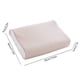 thumbnail image 3 of Fundas de almohada refrescantes de espuma viscoelástica y látex, de 19,69 pulgadas de largo y 18,81 pulgadas de ancho. Fundas de almohada transpirables de poliéster y seda helada. Funda de almohada de, 3 of 6